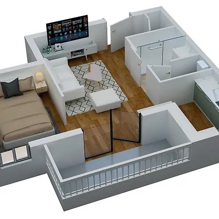 Cozy Garden Apartmán Toulouse